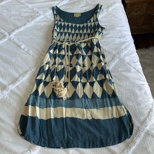 Anthropologie Midi Dress Size 10